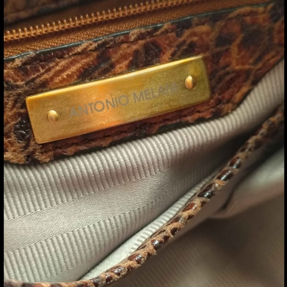 ANTONIO MELANI Textured Brown Bag
